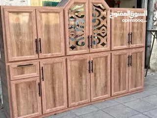  1 مطبخ 5 متر فقط ب 300 دينار حررق سعررر  شامل توصيل تركيب الالمنيووووم سادة مع بطارية ومجلى هدية