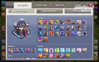  3 clash of clans Full max TH15 LEVEL 227(FAST DELIVERY)(لا توجد ترقیات متبقية تاون15مکس)