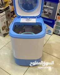  2 غسالة الملابس البيضاء والأحذية مع نشافة من الكترا وبحجم 6.5 كيلو هيكل ستانلس ستيل من الداخل