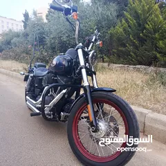  15 Harley Davidson street bob 2013.1700ccبحاله الوكاله