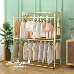  3 منظم ملابس قائم بذاته مزدوج الطبقات – تصميم عملي وفخم