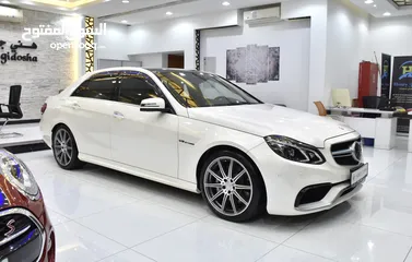  2 Mercedes Benz E63 AMG ( 2014 Model ) in White Color Japanese Specs