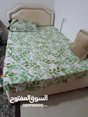  2 urgent sale new queen   bed  with matres