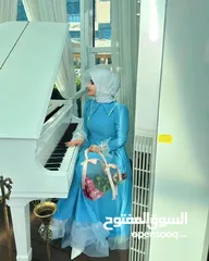  3 فستان نسائي نازك فساتين العيد يمنا غير