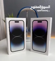  14 iPhone 14 pro 128GB/256GB جديد كفالة شرق اوسط ايفون 14 جديد كفالة لمدة عام