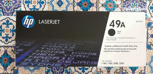  3 أحبار HP LaserJet  متنوعة