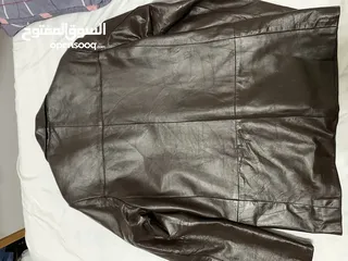  4 جاكيت جلد طبيعي 100‎%‎