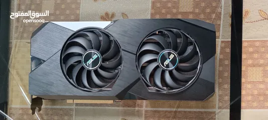  1 asus dual rx 6700 xt استعمال خفيف جدا