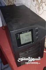  1 يو بي اس ups اونلاين 1KVA اخو الجديد السعر 160 الف وبي مجال قليل