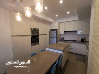  11 شقة مفروشة مطلة بعمارة حديثة راقية للايجار في عبدون Beautiful furnished apartment for rent in Abdoun