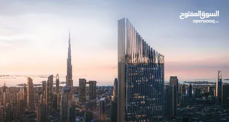  1 شقة مميزة بمساحة واسعة 873 قدم في واحد من أطول أبراج العالم في قلب دبي بمقدم 20% فقط