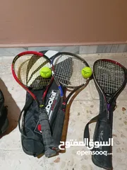  3 ريكتات تنس مستعمله للبيع