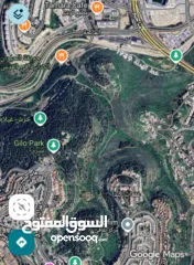  1 ارض - القدس ( قرب جيلو - موقع استراتيجي جنوب غرب القدس)