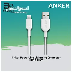  1 anker power line lightning connector a8111p21 /// افضل سعر بالمملكة