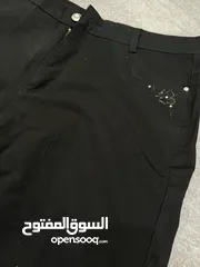  1 بنطلون بناتي كتان لون اسود. جديد وجودته عالية. مناسب لبنات المدارس