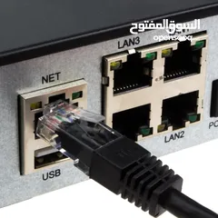  3 CABLE E.NET CAT6a patch cord gray 5M كوابل انترنت 5M