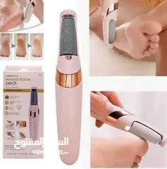  1 مبرد القدم الكهربائي ( شحن ) فلوليس الخرافي يزيل على الفور الجلد الجاف والميت غير المريح من الكعب