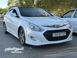  2 هيونداي سوناتا هايبرد موديل 2012 وارد كوري فحص كامل بسعر مغري