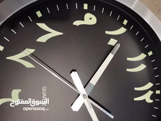  3 ساعة جدار جديد ارقام عربي مكينة يابانية حجم كبير