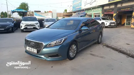  3 هونداي سوناتا 2016 فحص 2 جيد لون ازرق بحري خصوصي اصلي بسعر مغري قابل للبدل