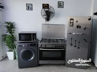  2 ثلاجة 22 قدم لون سلفر من الجانب واجهة ستانلس