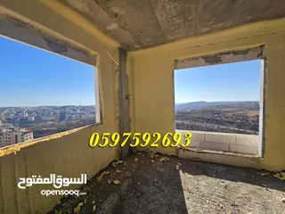  10 شقة فاخرة للبيع 195م+ بلكونة كبيرة لا يمكن التسكير عليها للبيع رام الله المصايف قرب المالية بالعالي