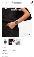  6 SWATCH COBALT LAGOON WATCH FOR SALE