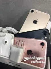  2 على الفحص ايفون 7 الأصلي جيجا 32 و 128 بطارية مشكل هدية كفر ولزقة وشاحن الاصلي متوفر توصيل