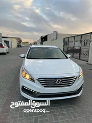  1 Hyundai sonata sport white 2017