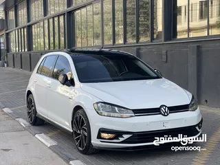  3 فولكس فاجن جلف MK7.5 2018 فل الفل بحالة الشركة