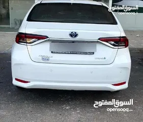  8 تويوتا كورولا 2021 هايبرد  للبيع مواصفات أوروبية سبعة جيد