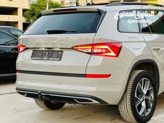  22 سكودا كودياك فل ++ سبورت لاين 6+1 ماتور 2000 ديزل  /190 حصان /عداد 82000 / فتحه سقف بانوراما /ترخيص