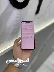  3 ايفون 14 بلس 128 جيجا لون نهدي مميز مدخل خط بطارية 86% بحالة الجديد ومكفول
