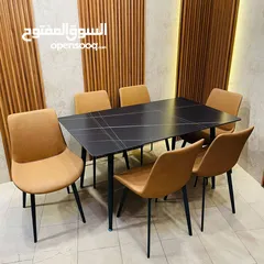  9 طاولة طعام 6 كرسي للبيع