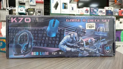  1 KR Karler Bass 4in1 Gaming Combo RGB Light