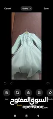  2 فستان سهرة فخم ملبوس ساعتين حجم 38