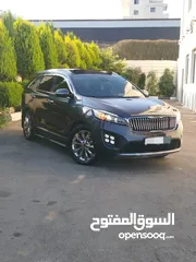  1 كيا سورنتو موديل 2017 4×4 جيب بلكرتونه لون فيراني مميز جدا  فل الفل بانوراما هندبرك كهرباء دبه  كهرب
