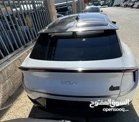  4 كيا Ev6 2022 فحص كامل وارد كوري اعلى صنف بدون فتحه