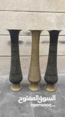  3 antique Indian vases