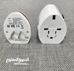  7 شاحن سريع للسفر لتلفون الآيفون و السامسونج  Travel Universal Adapter Fast Charging