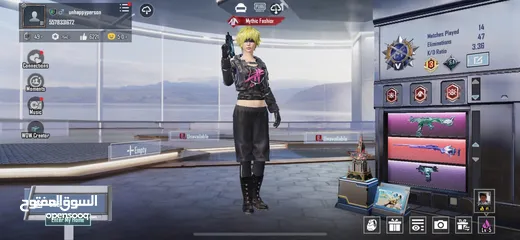  1 للبيع حساب ببجي قديم ، لفل 81.