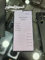  7 Samsung S23 ultra 256GB وارد الشرق الأوسط بسعر مناسب