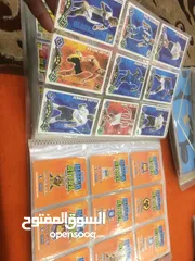 19 بطاقات رياضة رسمية panini and Topps