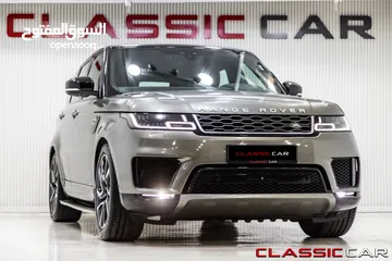  11 Range Rover sport 2018 Hse Black package  Gasoline   السيارة وارد المانيا و قطعت مسافة 33,000