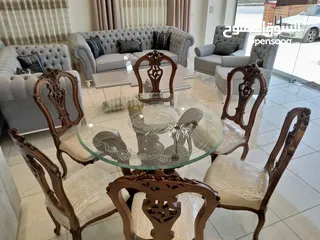  4 طاولة سفرة 6كراسي