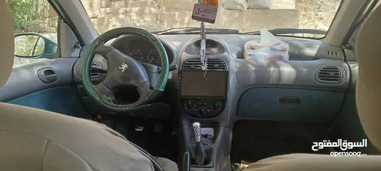  8 بيجو 206  موديل 2001  للبيع
