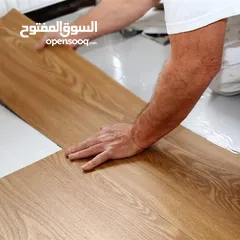  3 decoration.  Parquet, wallpaper, flooring and building painting