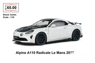  1 مجسم حديد Alpine A110 Radicale Le Mans 2023