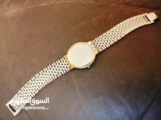  4 ساعة أصلية تحفه Crovana SWISS MADE مذهب كوارتز