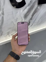  2 ‎ايفون 16 برو 128 جيجا لون ديزرت تيتانيوم الصحراوي نسبة البطارية 100%